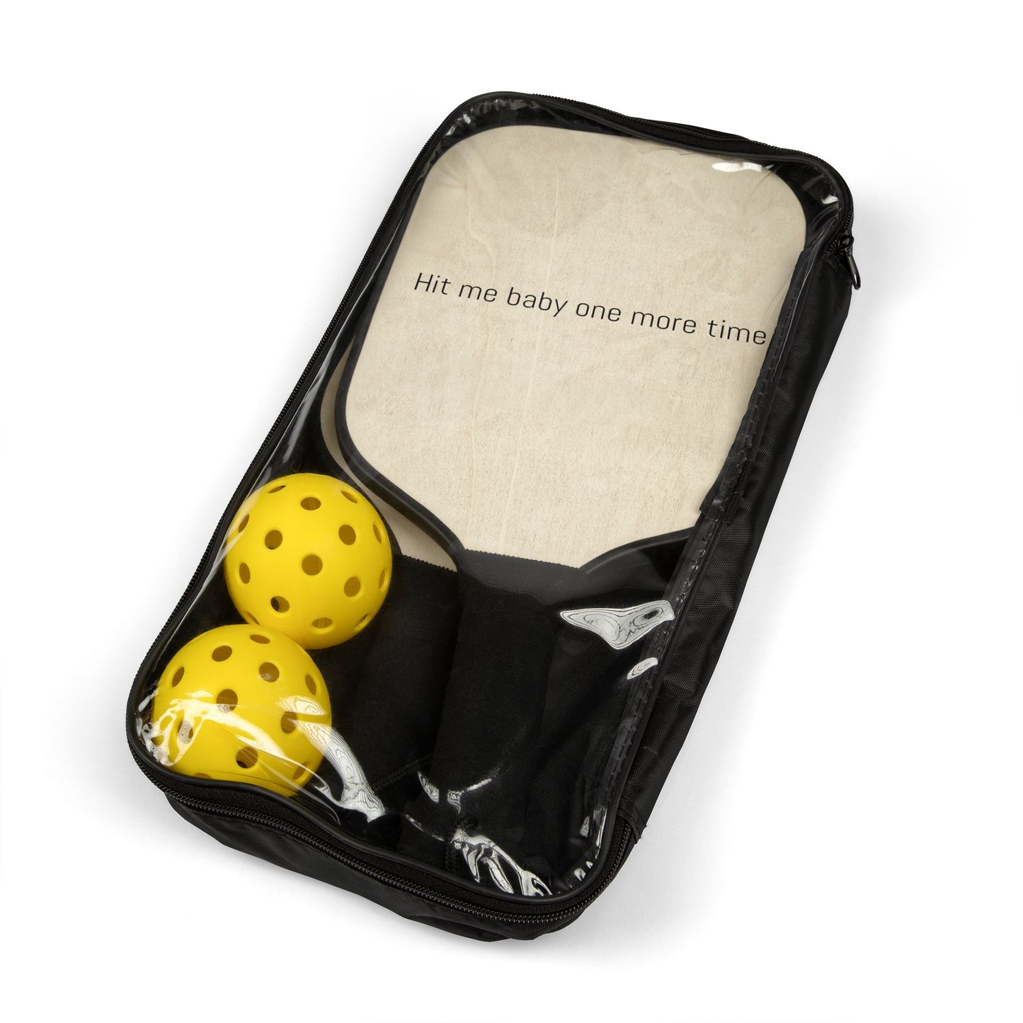 Pickleball Paddle Set - Hit Me Baby One More Time, Simple, Womens Pickleball Paddle, Bride Pickleball, Wedding