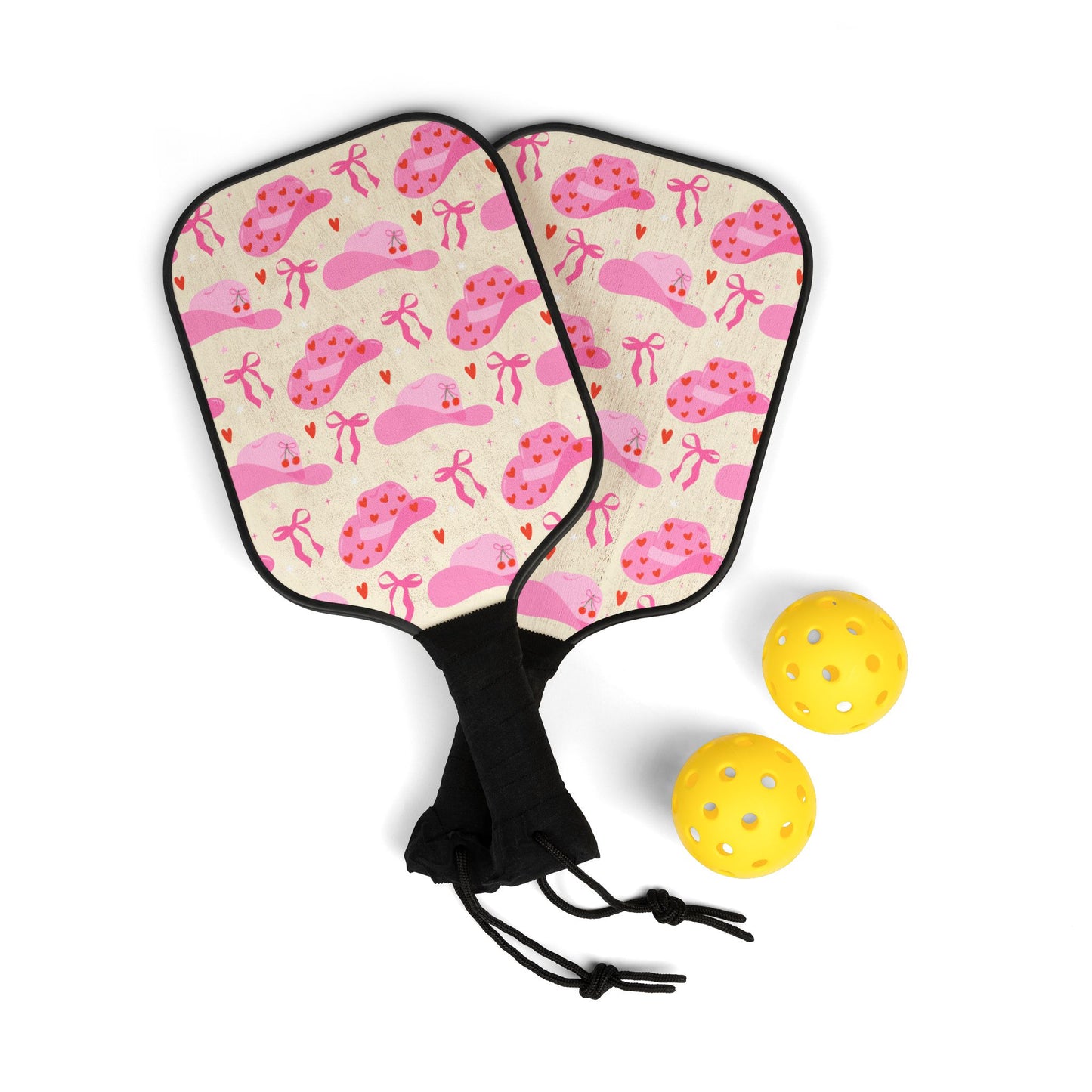 Pickleball Paddle Set - Pink Rodeo, Last Rodeo, Bachelorette Pickleball Paddle, Wedding Pickleball, Cute