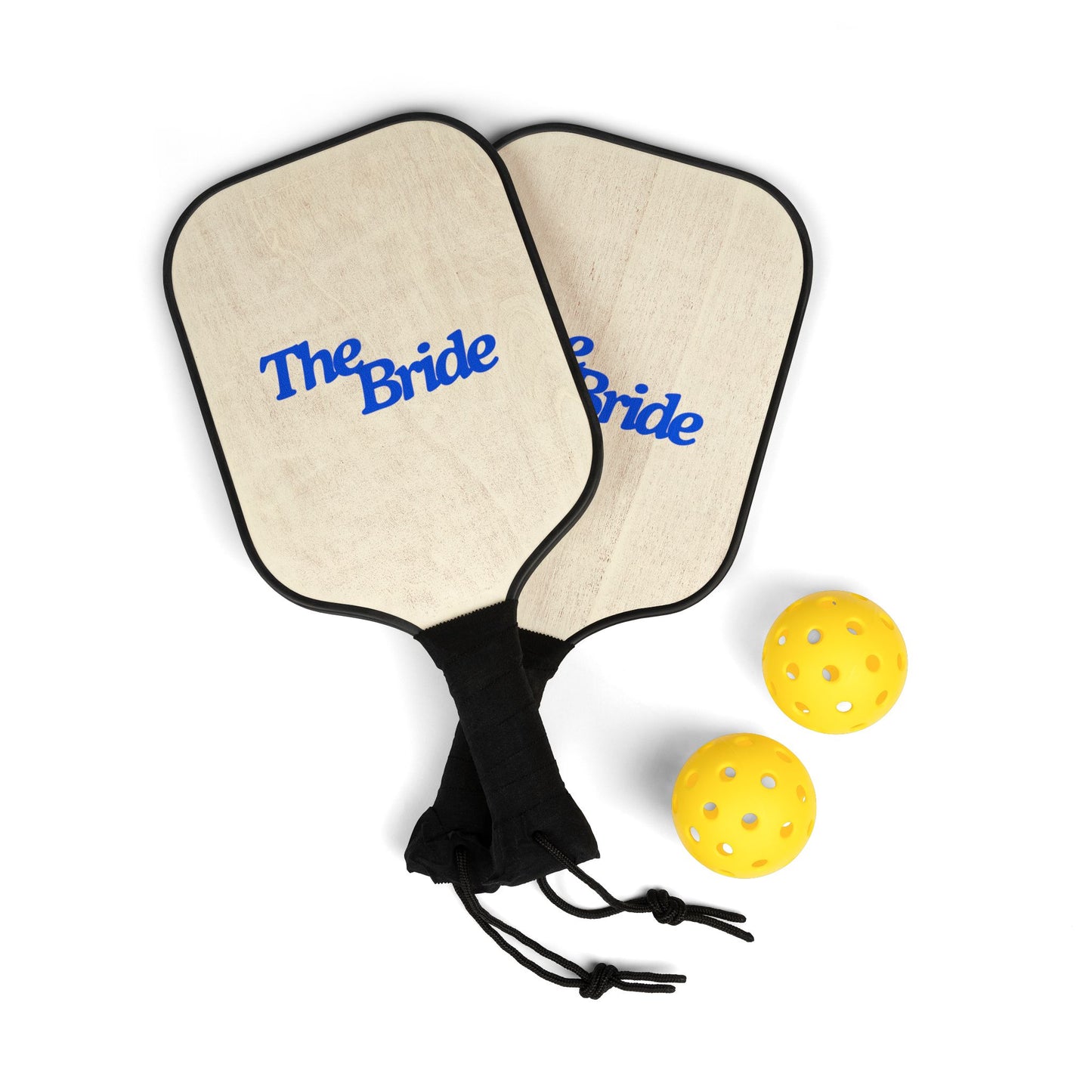 Pickleball Paddle Set - THE BRIDE, Simple, Bachelorette Party Gift, Girls Bachelorette, Bridesmaid Gift, Pickleball Kit