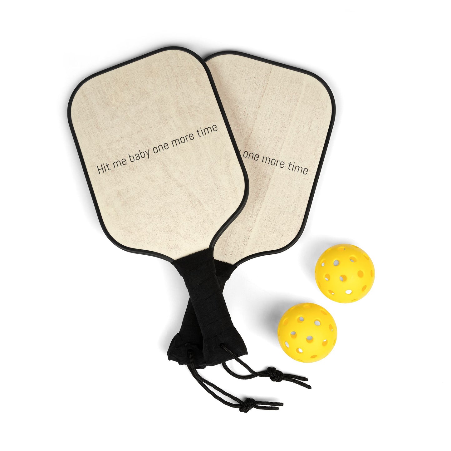 Pickleball Paddle Set - Hit Me Baby One More Time, Simple, Womens Pickleball Paddle, Bride Pickleball, Wedding