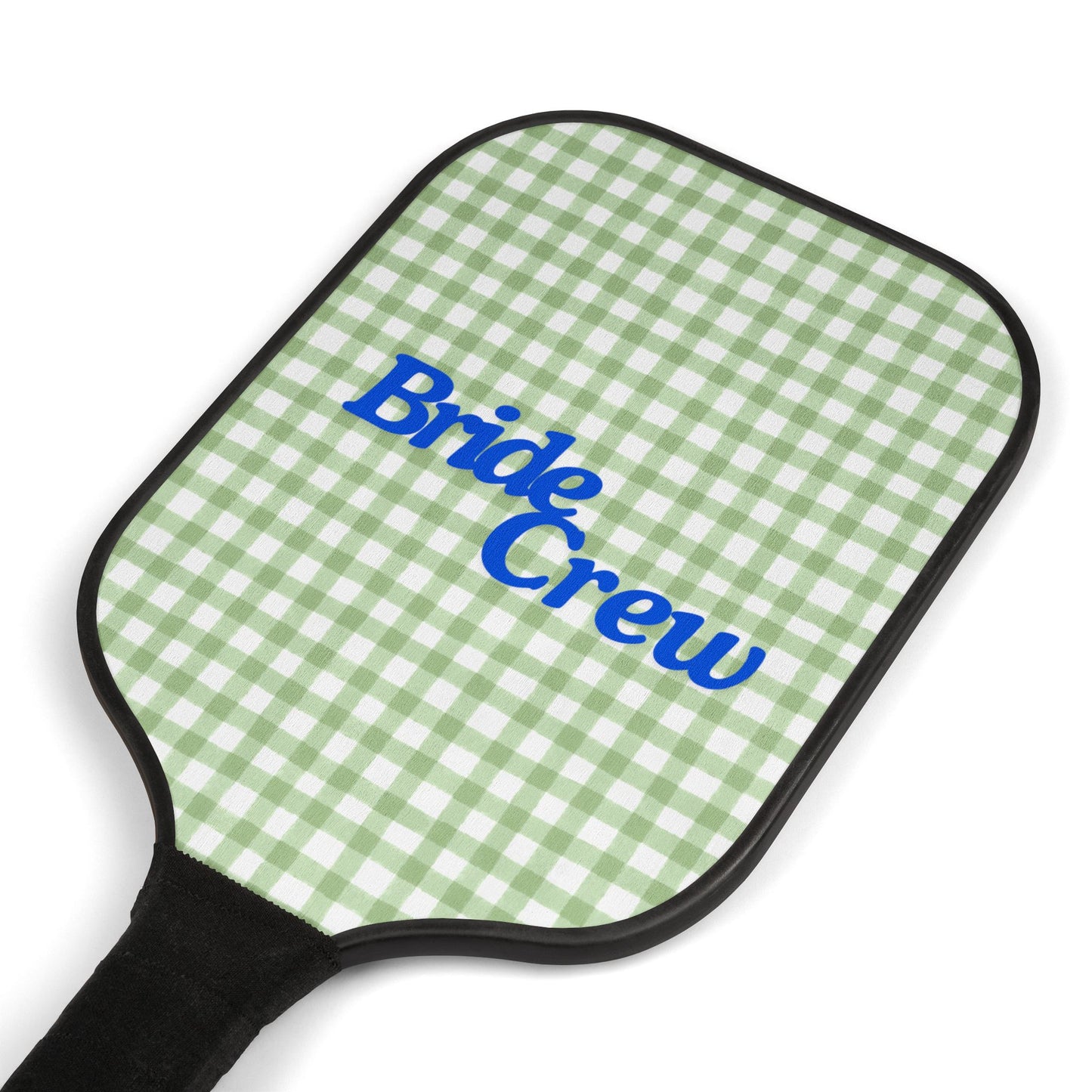 Pickleball Paddle Set - BRIDE CREW, Gingham, Preppy, Bachelorette Party Gift, Girls Bachelorette, Bridesmaid Gift, Pickleball Kit