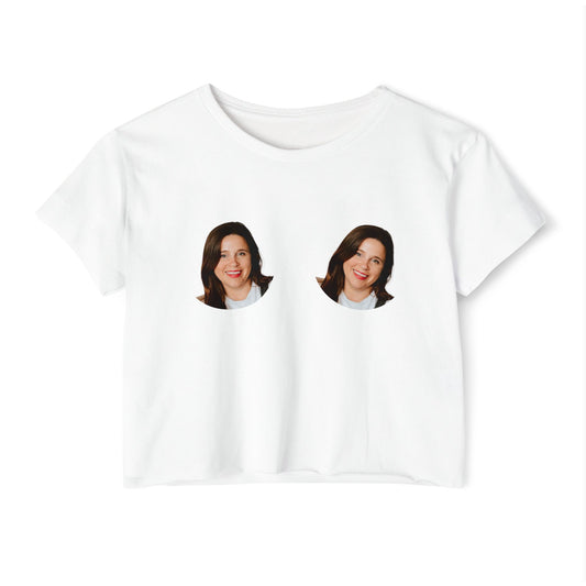 Bachelorette Crop Top, Bride and Groom Shirt, Wedding Party Apparel, Personalized Bridal Party Tee, Custom Face Top