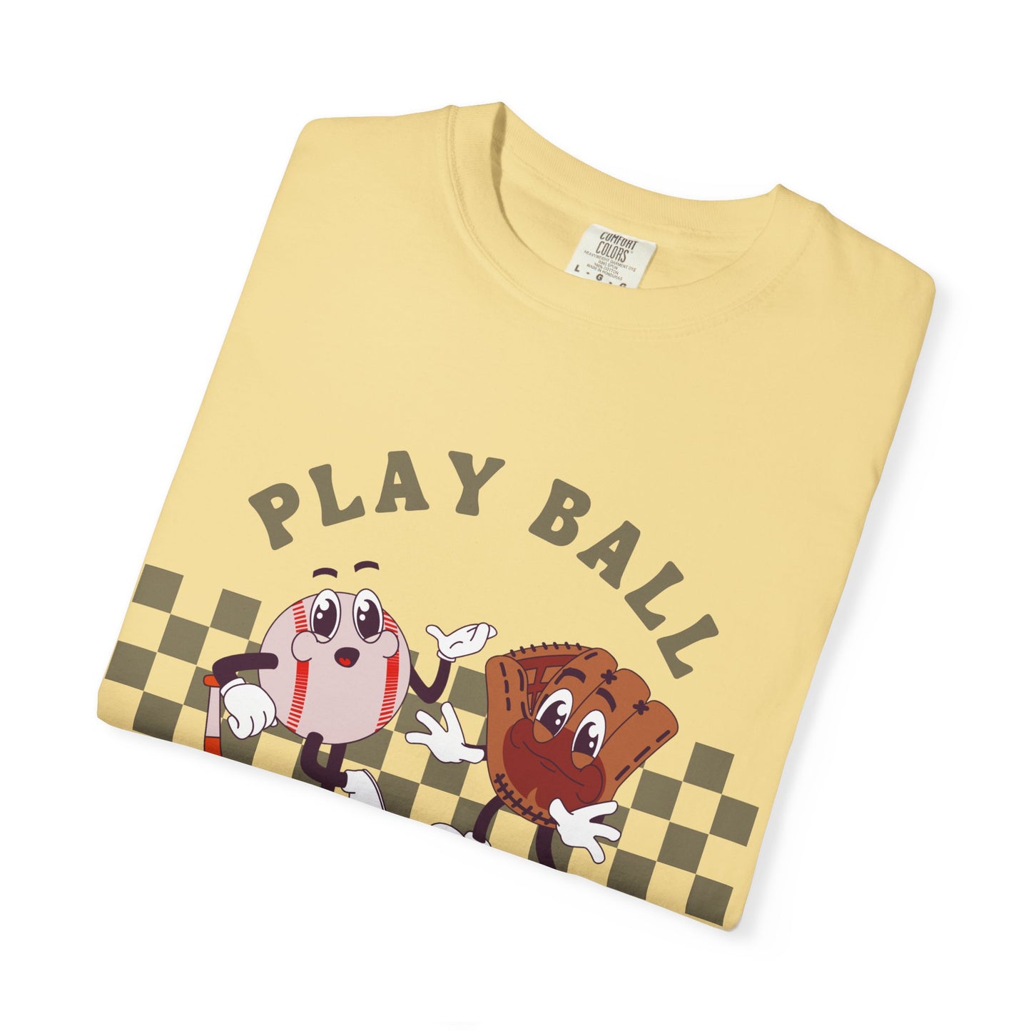 Comfort Colors® Play Ball, Baseball Retro Tee, Baseball Mom Shirt, Gameday Shirt, Baseball Season Shirt