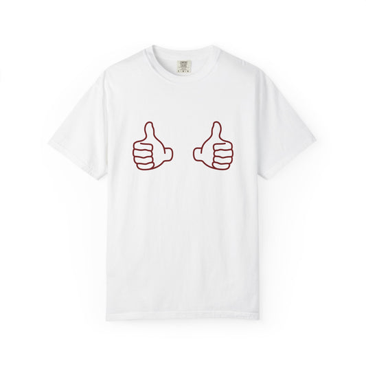 Aggies Gig'Em Hand Symbol Unisex Garment-Dyed T-shirt, College Station Tee for Gameday, Cute Oversized Comfort Colors Shirt, Great for