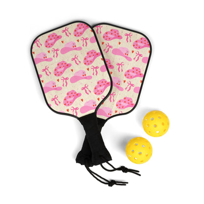 Pickleball Paddle Set - Pink Rodeo, Last Rodeo, Bachelorette Pickleball Paddle, Wedding Pickleball, Cute