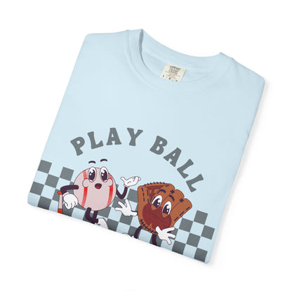 Comfort Colors® Play Ball, Baseball Retro Tee, Baseball Mom Shirt, Gameday Shirt, Baseball Season Shirt