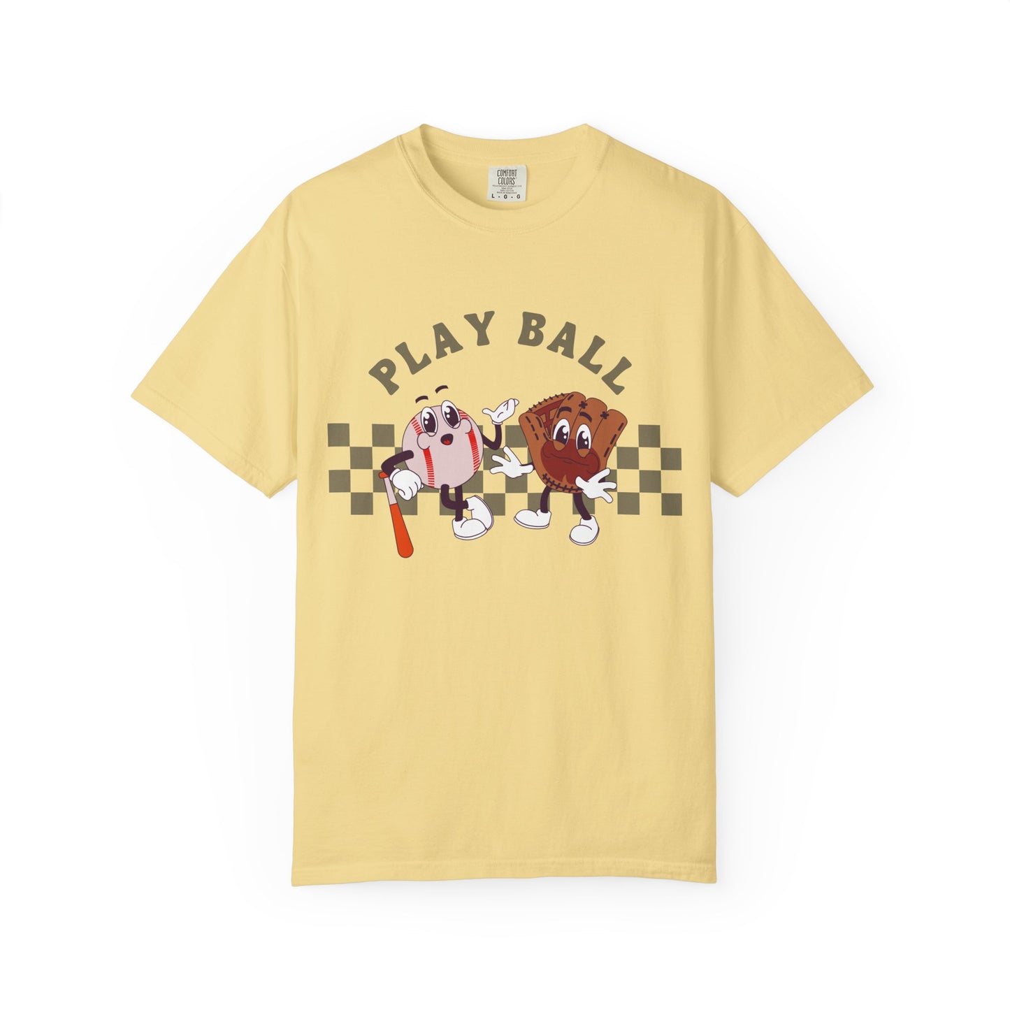 Comfort Colors® Play Ball, Baseball Retro Tee, Baseball Mom Shirt, Gameday Shirt, Baseball Season Shirt