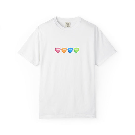 Comfort Colors® Girls Rule Boys Drool, Galentines Tee, Valentines Shirt, Candy Hearts Tee for Women