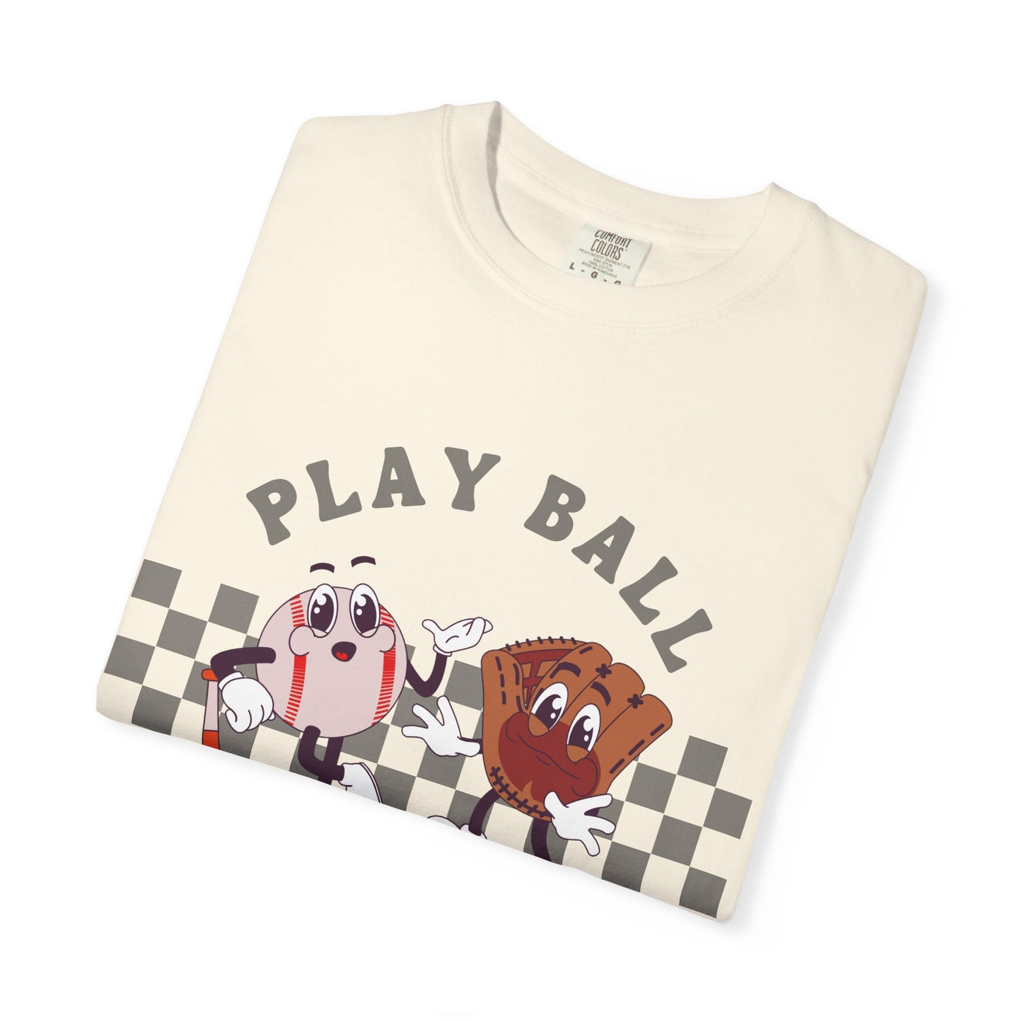 Comfort Colors® Play Ball, Baseball Retro Tee, Baseball Mom Shirt, Gameday Shirt, Baseball Season Shirt