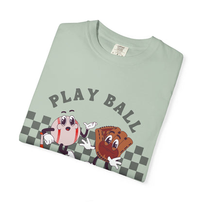 Comfort Colors® Play Ball, Baseball Retro Tee, Baseball Mom Shirt, Gameday Shirt, Baseball Season Shirt